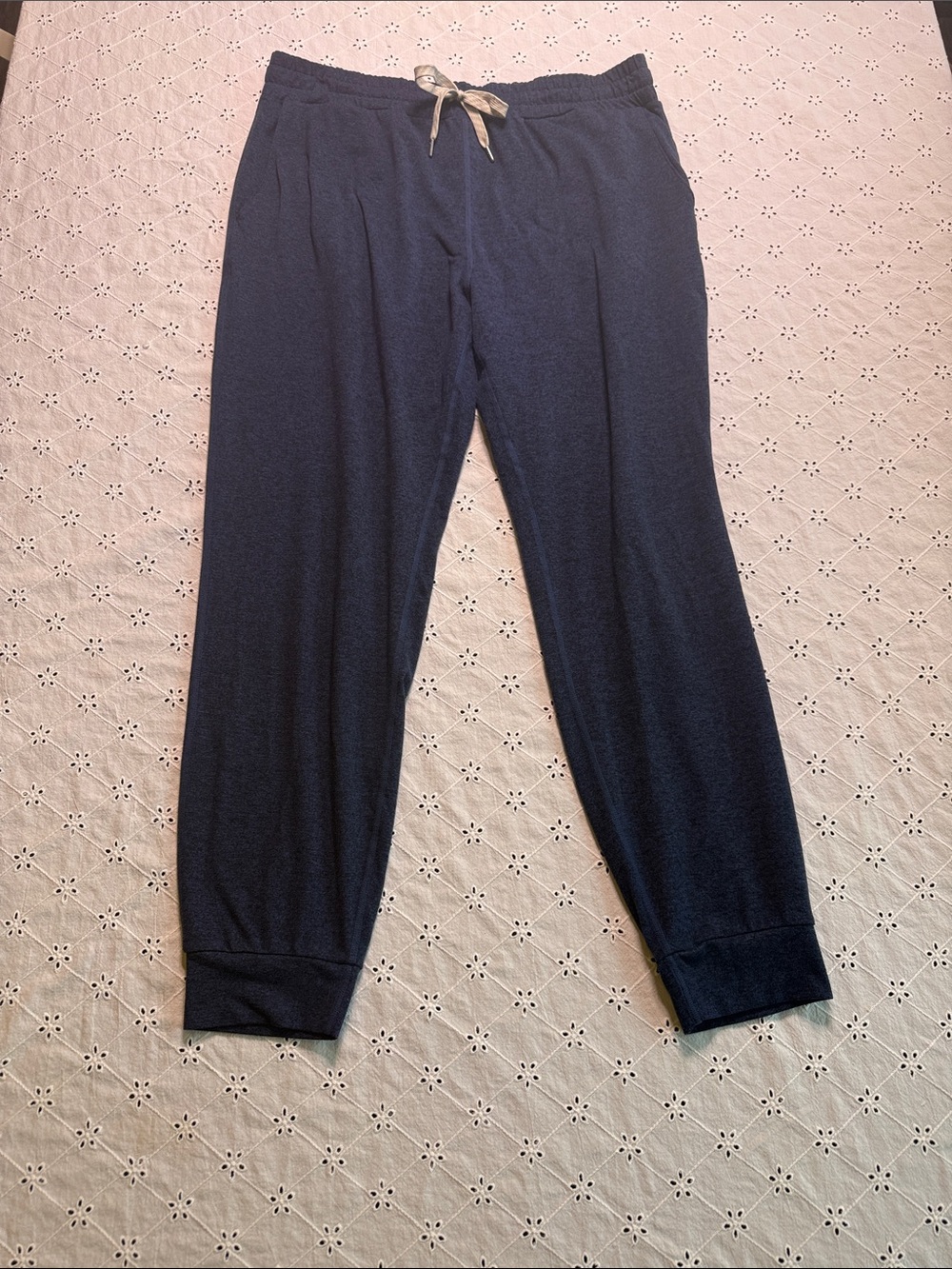 Vuori Navy Drawstring Performance Joggers